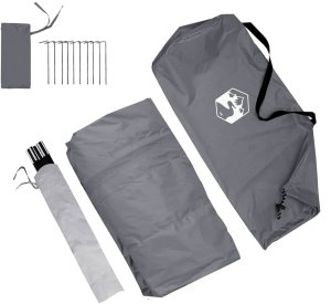 vidaXL Namiot kempingowy Szary i pomarańczowy 252 x 245 x 245 cm 9