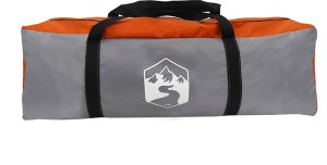 vidaXL Namiot kopułowy Szary i pomarańczowy 455 x 252 x 178 cm 9