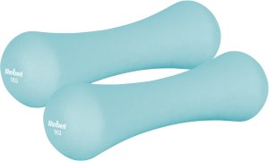 Hantelki żeliwne neoprenowe 2x1kg, REBEL ACTIVE 231