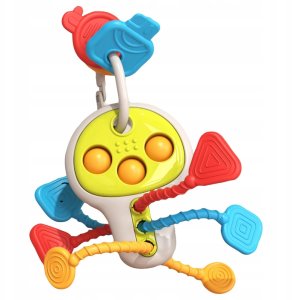 Klucze Edukacyjne Sensoryczyne Kolorowe Ruchome Elementy Dla Malucha 2