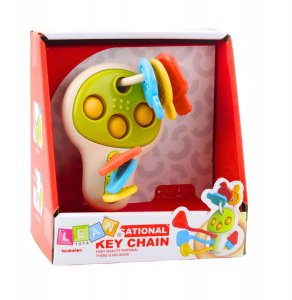 Klucze Edukacyjne Sensoryczyne Kolorowe Ruchome Elementy Dla Malucha 3