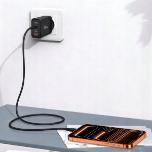 TECH-PROTECT NC140W-GAN 4-PORT NETWORK CHARGER PD 140W / QC3.0 BLACK 6