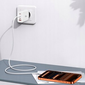 TECH-PROTECT NC140W-GAN 4-PORT NETWORK CHARGER PD 140W / QC3.0 WHITE 5