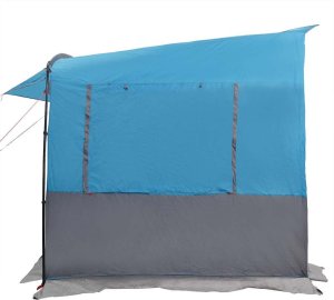 vidaXL Namiot z tylnym wejściem dla karawany Prostokątny Niebieski 6