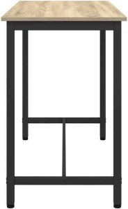 vidaXL stół Dąb Sonoma 100 x 50 x 76,5 cm Drewno inżynieryjne i stal 4