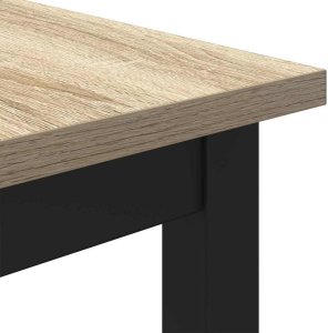 vidaXL stół Dąb Sonoma 100 x 50 x 76,5 cm Drewno inżynieryjne i stal 5