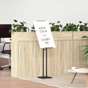 vidaXL Stoiska na targi Czarny 26,5 x 26,5 x 127 cm Stal 4