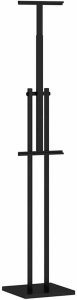 vidaXL Stoiska na targi Czarny 26,5 x 26,5 x 127 cm Stal 5