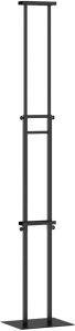 vidaXL Stoiska na targi Czarny 30 x 24 x 214 cm Stal 2