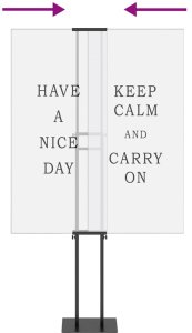 vidaXL Stoiska na targi Czarny 30 x 24 x 214 cm Stal 9