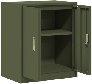 vidaXL Szafka do przechowywania Zielony oliwkowy 60 x 40 x 70 cm 5