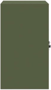 vidaXL Szafka do przechowywania Zielony oliwkowy 60 x 40 x 70 cm 7