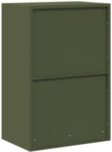 vidaXL Szafka do przechowywania Zielony oliwkowy 60 x 40 x 90 cm 2