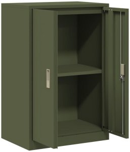 vidaXL Szafka do przechowywania Zielony oliwkowy 60 x 40 x 90 cm 3