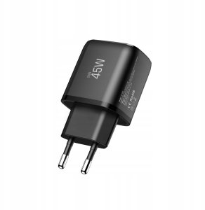 TECH-PROTECT NCA45W-GAN 2-PORT NETWORK CHARGER PD 45W / QC3.0 + TYPE-C CABLE BLACK 3