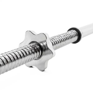 Gryf prosty olimpijski 180 cm sztanga ze stali chromowanej zaciski 25 mm UNIWERSALNY 6