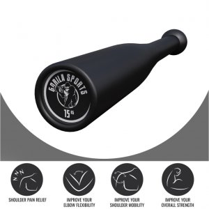 Maczuga do ćwiczeń 15kg Clubbell zamachowa fitness 3