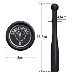 Maczuga do ćwiczeń 15kg Clubbell zamachowa fitness 6