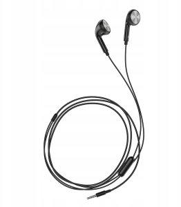 Słuchawki przewodowe douszne Jack 3,5 mm Hoco M73 czarne 2