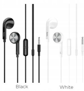 Słuchawki przewodowe douszne Jack 3,5 mm Hoco M73 czarne 4