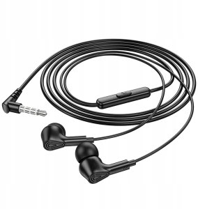 Słuchawki Hoco Słuchawki przewodowe douszne Jack 3,5 mm Hoco M102 czarne 3