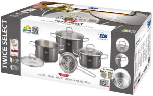 Komplet garnków 7 el. Twice Select 6