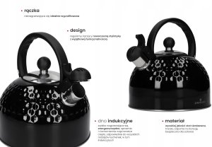 Czajnik tradycyjny z gwizdkiem 3 L Lavena Zwieger 7