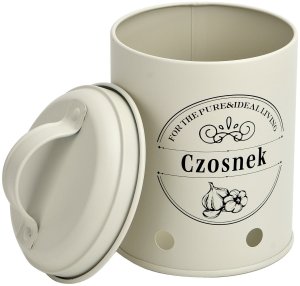 Komplet 3 pojemników do przechowywania Ziemniaki Cebula Czosnek kremowy 7