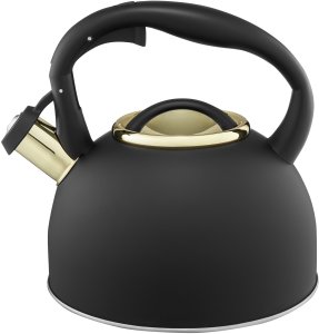 Czajnik tradycyjny z gwizdkiem 2,5 L Royal czarny 2