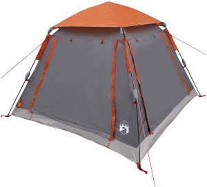 vidaXL Namiot Instant Szary i pomarańczowy 205 x 205 x 143 cm Stal 2