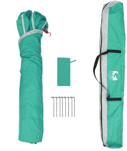 vidaXL Namiot Instant Zielony morski 260 x 260 x 197 cm Stal 7