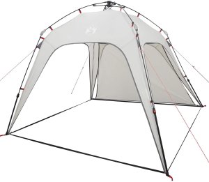 vidaXL Namiot Instant z przechowywaniem Szary 260 x 260 x 197 cm Stal 2