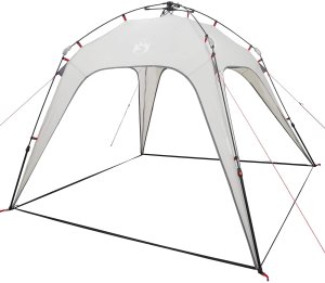 vidaXL Namiot Instant z przechowywaniem Szary 260 x 260 x 197 cm Stal 4