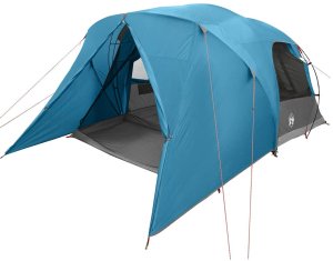 vidaXL Namiot kopułowy z dachem Niebieski 455 x 252 x 178 cm 2