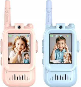 Zestaw 2 Radiotelefon Krótkofalówka Walkie Talkie Obraz Video Lcd Xrec / Dj05 2