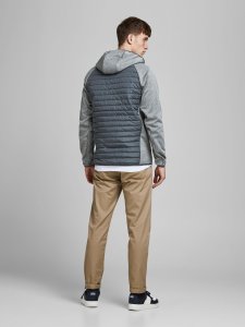 Jack&Jones kurtka pikowana JJEMULTI QUILTED JACKET 12182242 GREY MELANGE/SET-IN SLE 2XL 2