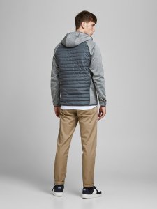Jack&Jones kurtka pikowana JJEMULTI QUILTED JACKET 12182242 GREY MELANGE/SET-IN SLE XL 8
