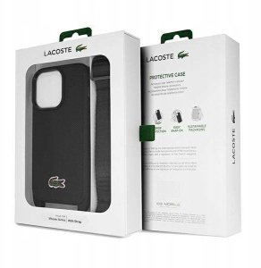 Lacoste LCHCP15LSPVCK iPhone 15 Pro 6.1" czarny/black hardcase Iconic Petit Pique Crossbody 2