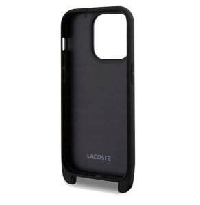Lacoste LCHCP15LSPVCK iPhone 15 Pro 6.1" czarny/black hardcase Iconic Petit Pique Crossbody 3