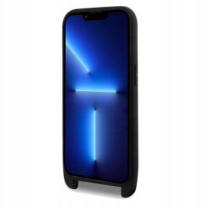 Lacoste LCHCP15LSPVCK iPhone 15 Pro 6.1" czarny/black hardcase Iconic Petit Pique Crossbody 5