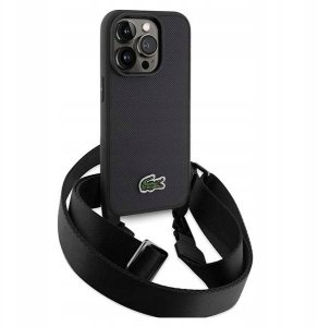 Lacoste LCHCP15LSPVCK iPhone 15 Pro 6.1" czarny/black hardcase Iconic Petit Pique Crossbody 6