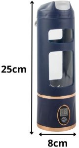 Blender kielichowy Verk Blender kielichowy przenośny kubek mikser elektryczny usb 8 ostrzy smoothie 11