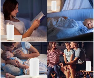 Lampka biurkowa Verk Lampka nocna stołowa biurkowa led usb dotykowa kolorowa bezprzewodowa 10