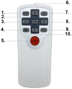 Projektor gwiazd rzutnik nieba lampka nocna nieba laserowy led pilot 7