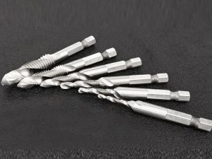 Verk Wiertła gwintujące m3-10m hex gwintowniki zestaw gwintowników hss 6 szt 4