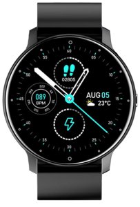 Smartwatch zegarek damski męski gumowy pasek sport bluetooth rozmowy 6