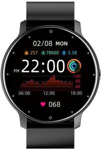 Smartwatch zegarek damski męski gumowy pasek sport bluetooth rozmowy 9