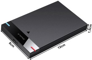 Obudowa dysku kieszeń na dysk adapter hdd ssd 2,5'' usb 3.0 sata kabel etui 5