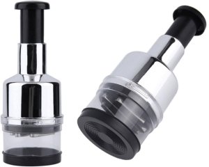 Siekacz do warzyw i owoców do czosnku krajacz ręczny rozdrabniacz pojemnik 3