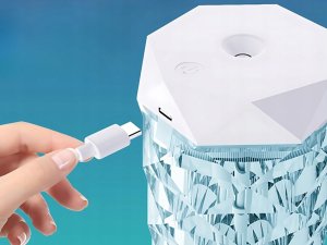 Dyfuzor zapachowy Verk Nawilżacz powietrza dyfuzor zapachowy aromaterapia mgiełka usb rgb kryształ 11